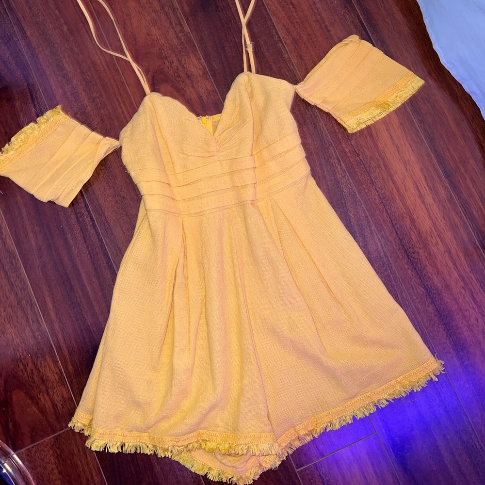 Yellow romper